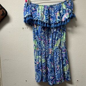 Lily Pulitzer off the shoulder romper